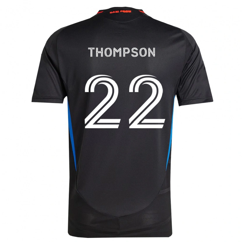 Danxen Homme Maillot Tommy Thompson #22 Bleu Blanc Noir Tenues Domicile 2026/27 T-Shirt