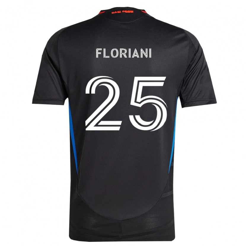 Danxen Homme Maillot Max Floriani #25 Bleu Blanc Noir Tenues Domicile 2026/27 T-Shirt