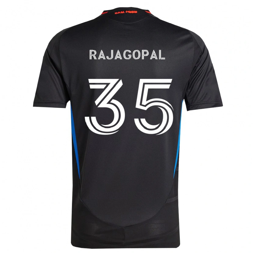 Danxen Homme Maillot Rohan Rajagopal #35 Bleu Blanc Noir Tenues Domicile 2026/27 T-Shirt