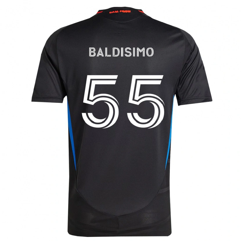 Danxen Homme Maillot Michael Baldisimo #55 Bleu Blanc Noir Tenues Domicile 2026/27 T-Shirt