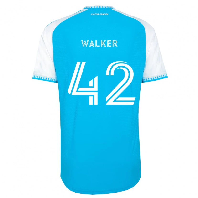 Danxen Homme Maillot Isaac Walker #42 Bleu Ciel Blanc Noir Tenues Domicile 2026/27 T-Shirt