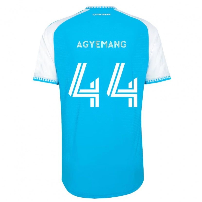 Danxen Homme Maillot Morrison Agyemang #44 Bleu Ciel Blanc Noir Tenues Domicile 2026/27 T-Shirt