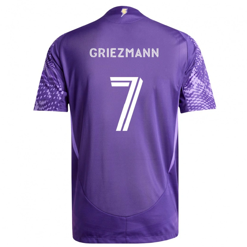 Danxen Homme Maillot Antoine Griezmann #7 Violet Blanc Tenues Domicile 2026/27 T-Shirt