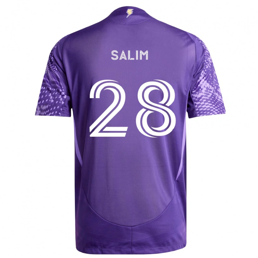 Danxen Homme Maillot Abdi Salim #28 Violet Blanc Tenues Domicile 2026/27 T-Shirt