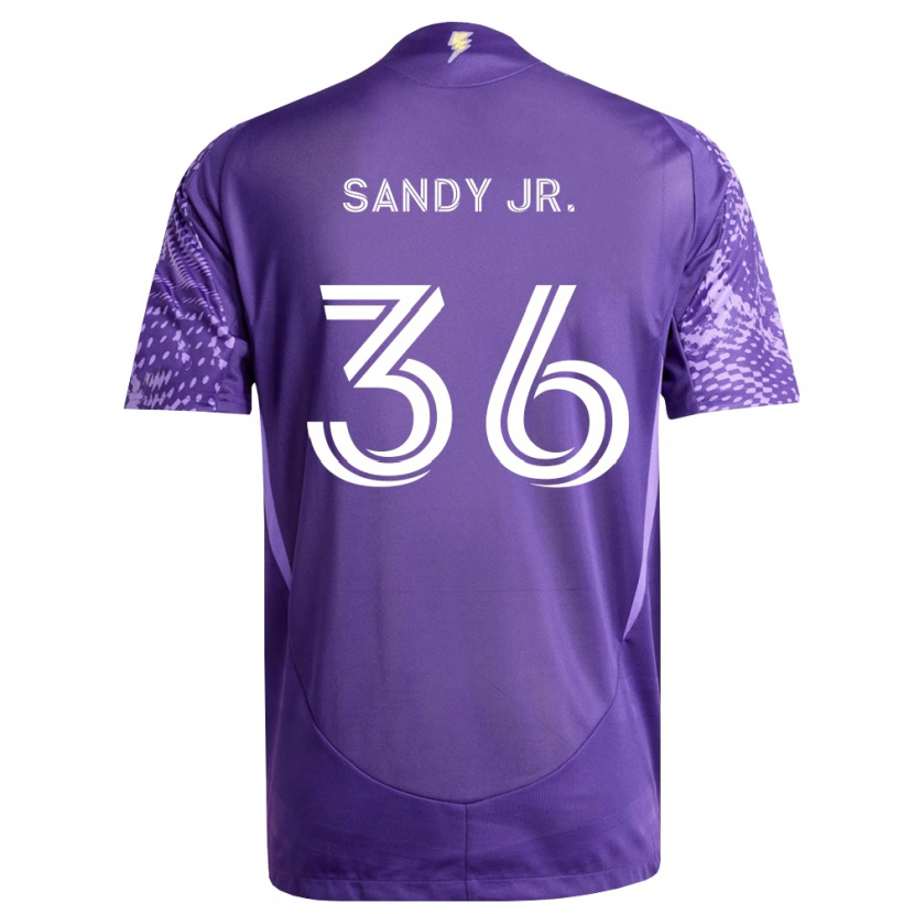 Danxen Homme Maillot Titus Sandy Jr. #36 Violet Blanc Tenues Domicile 2026/27 T-Shirt