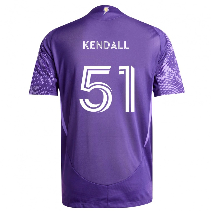 Danxen Homme Maillot Brady Kendall #51 Violet Blanc Tenues Domicile 2026/27 T-Shirt