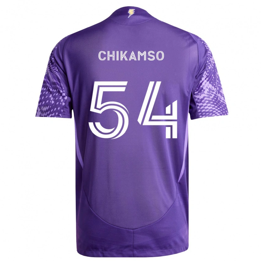 Danxen Homme Maillot Albright Chikamso #54 Violet Blanc Tenues Domicile 2026/27 T-Shirt