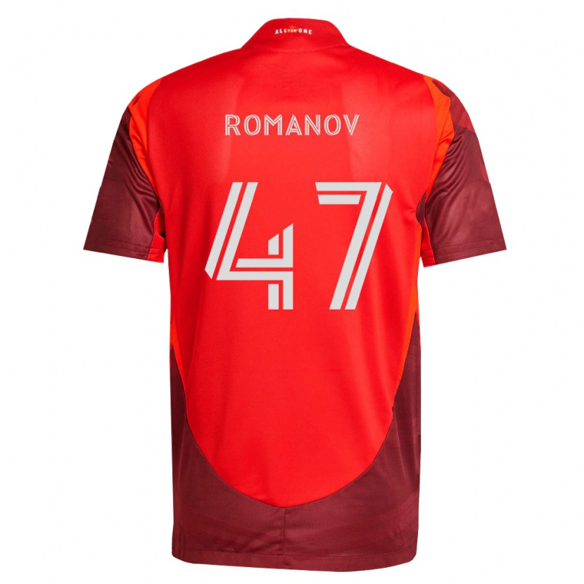 Danxen Homme Maillot Alexander Romanov #47 Bourgogne Rouge Tenues Domicile 2026/27 T-Shirt