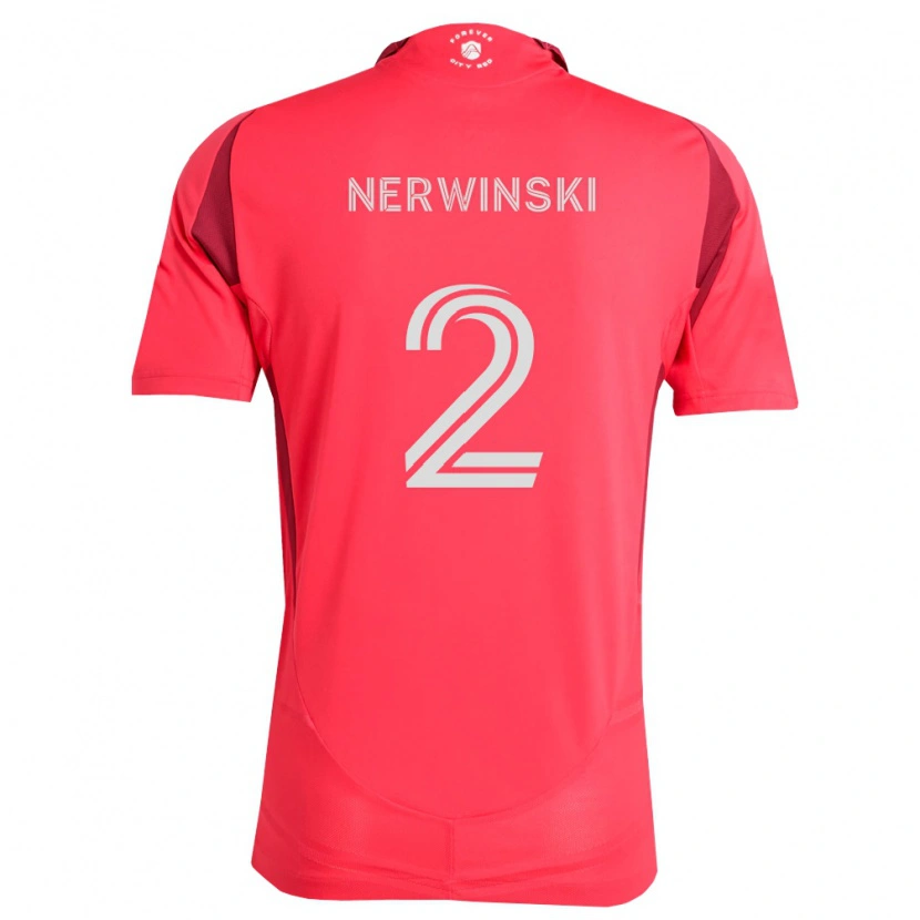 Danxen Homme Maillot Jake Nerwinski #2 Magenta Blanc Tenues Domicile 2026/27 T-Shirt