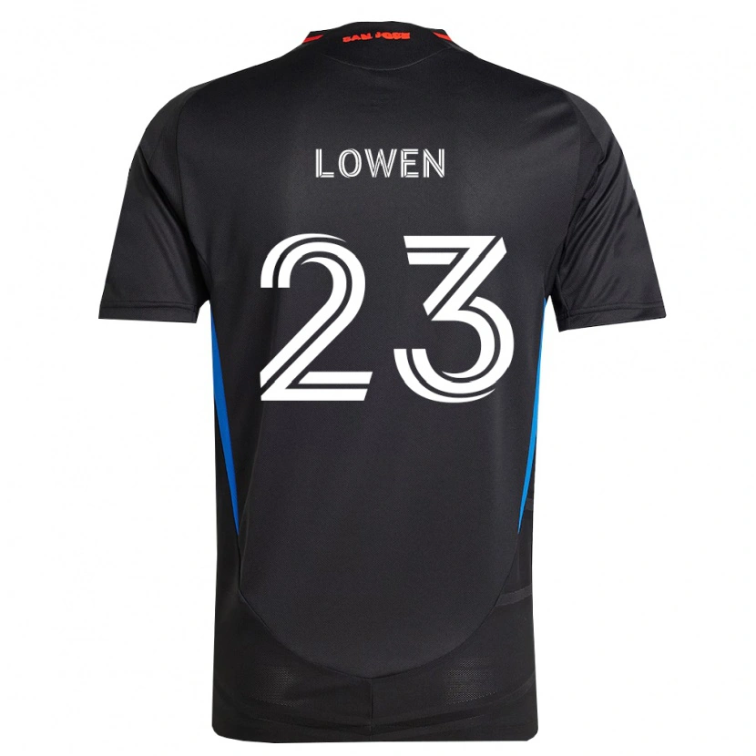 Danxen Homme Maillot Eduard Löwen #23 Bleu Blanc Noir Tenues Domicile 2026/27 T-Shirt