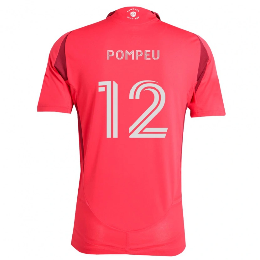 Danxen Homme Maillot Célio Pompeu #12 Magenta Blanc Tenues Domicile 2026/27 T-Shirt