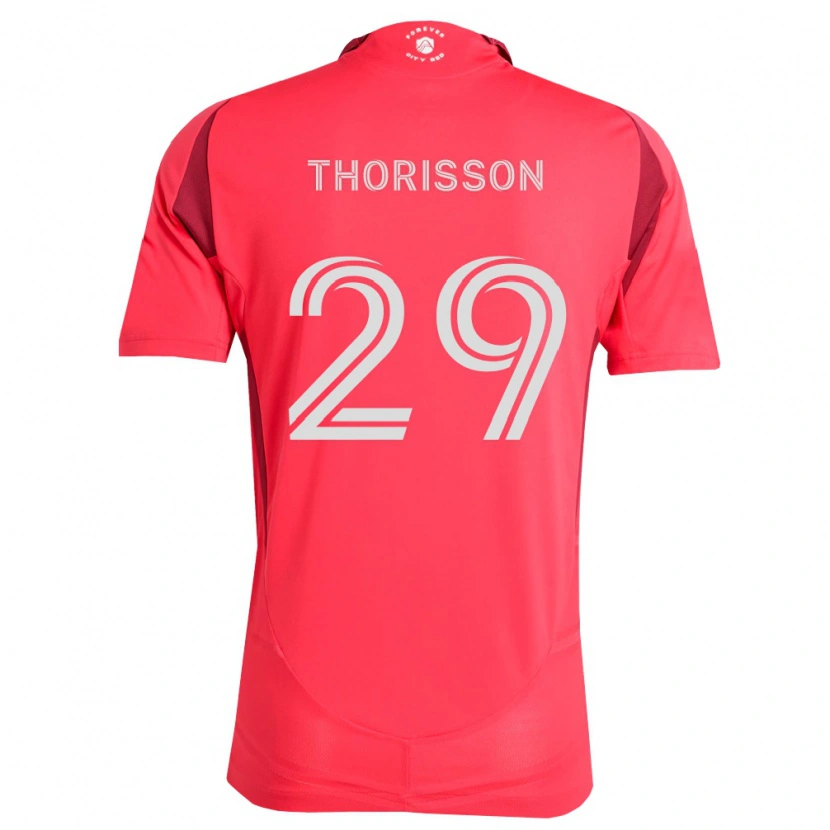 Danxen Homme Maillot Nökkvi Thórisson #29 Magenta Blanc Tenues Domicile 2026/27 T-Shirt
