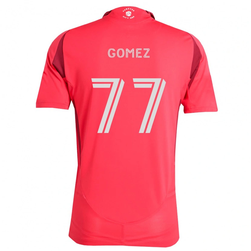 Danxen Homme Maillot Sam Gomez #77 Magenta Blanc Tenues Domicile 2026/27 T-Shirt