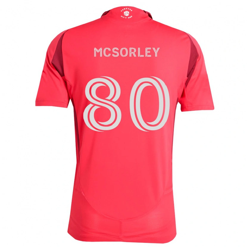 Danxen Homme Maillot Brendan Mcsorley #80 Magenta Blanc Tenues Domicile 2026/27 T-Shirt