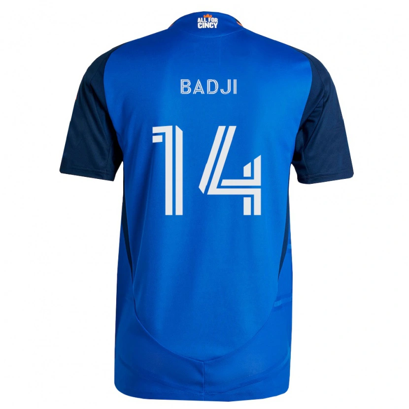 Danxen Homme Maillot Dominique Badji #14 Bleu Royal Orange Tenues Domicile 2026/27 T-Shirt