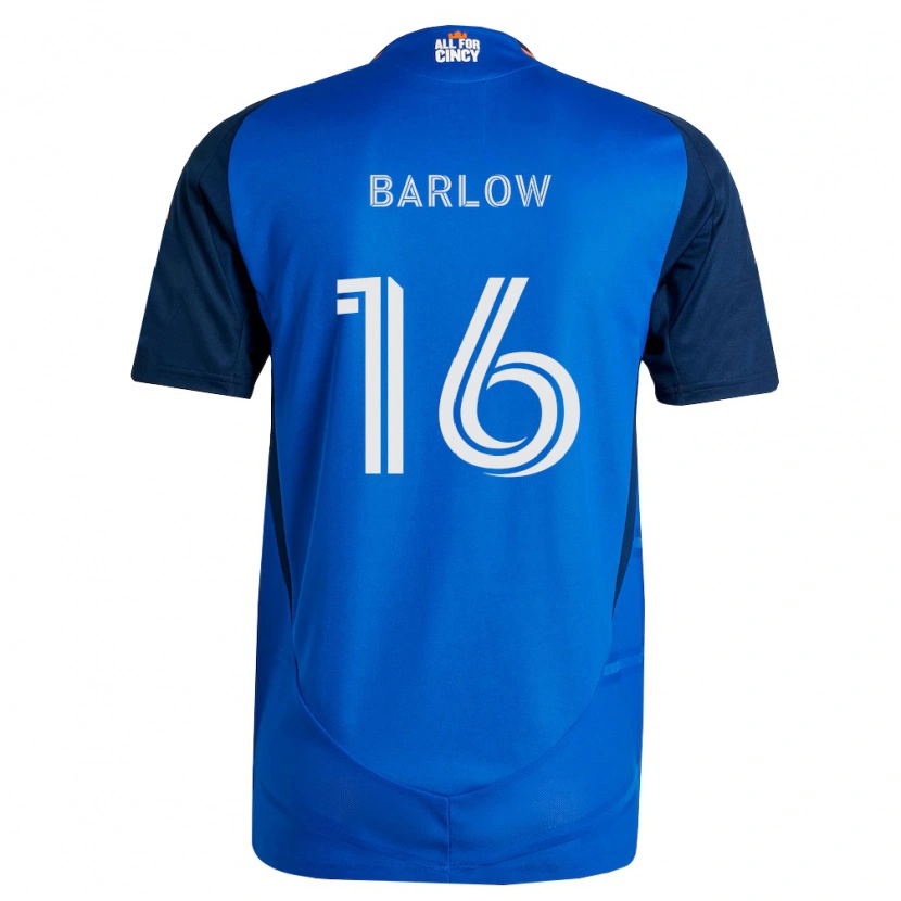Danxen Homme Maillot Tom Barlow #16 Bleu Royal Orange Tenues Domicile 2026/27 T-Shirt