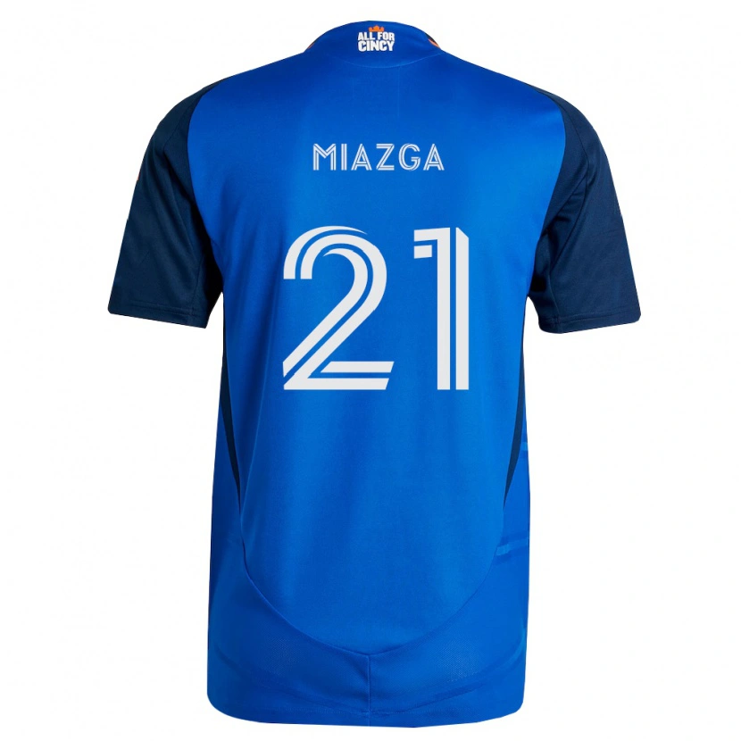 Danxen Homme Maillot Matt Miazga #21 Bleu Royal Orange Tenues Domicile 2026/27 T-Shirt