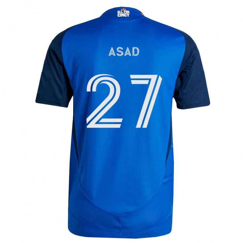 Danxen Homme Maillot Yamil Asad #27 Bleu Royal Orange Tenues Domicile 2026/27 T-Shirt