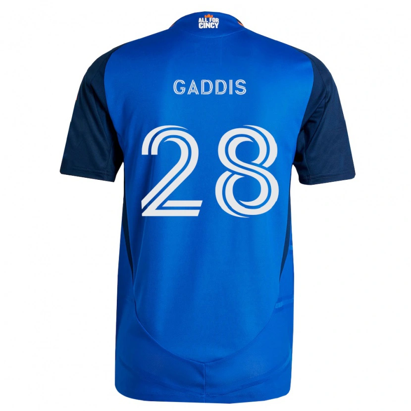 Danxen Homme Maillot Raymon Gaddis #28 Bleu Royal Orange Tenues Domicile 2026/27 T-Shirt