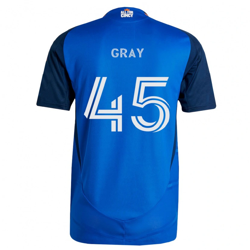 Danxen Homme Maillot Nathan Gray #45 Bleu Royal Orange Tenues Domicile 2026/27 T-Shirt