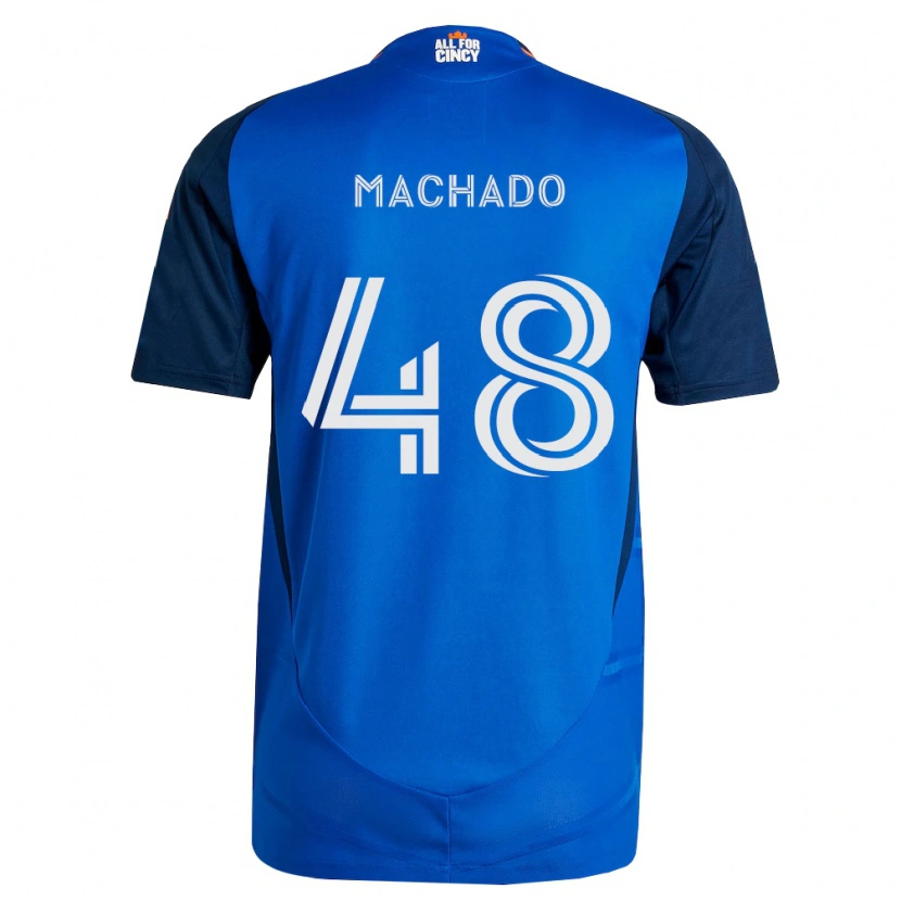 Danxen Homme Maillot Juan Machado #48 Bleu Royal Orange Tenues Domicile 2026/27 T-Shirt