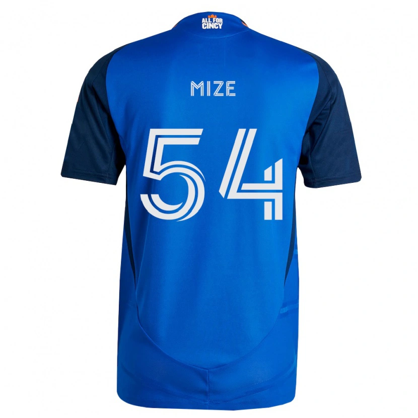 Danxen Homme Maillot Jack Mize #54 Bleu Royal Orange Tenues Domicile 2026/27 T-Shirt