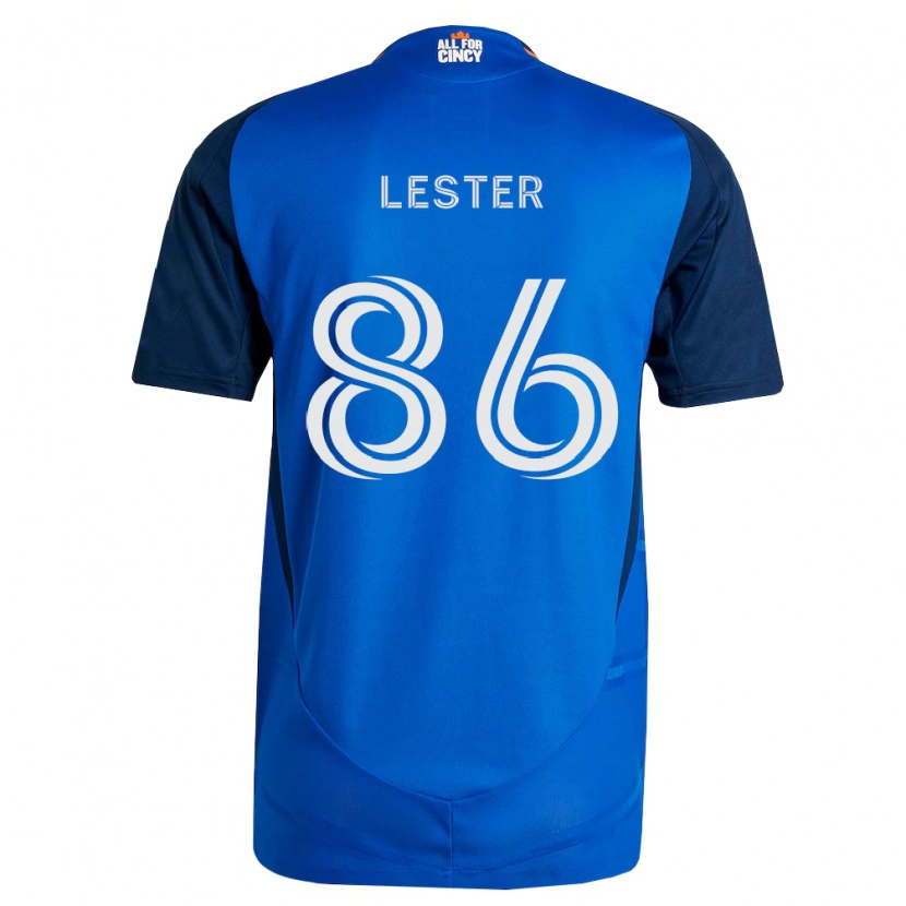 Danxen Homme Maillot Jaylen Lester #86 Bleu Royal Orange Tenues Domicile 2026/27 T-Shirt