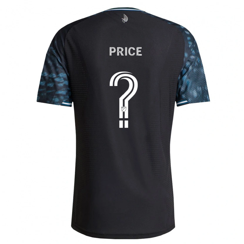 Danxen Homme Maillot Griffin Price #0 Noir Blanc Tenues Domicile 2026/27 T-Shirt