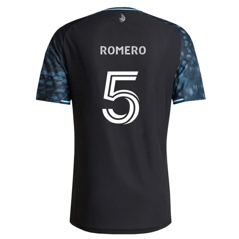 Danxen Homme Maillot Nicolás Romero #5 Noir Blanc Tenues Domicile 2026/27 T-Shirt