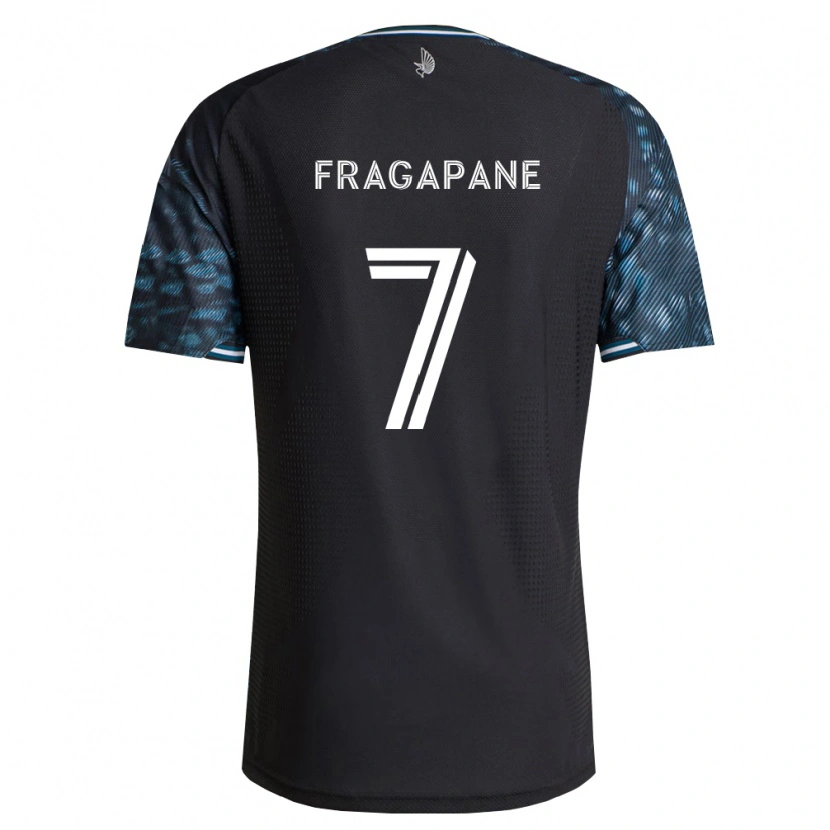 Danxen Homme Maillot Franco Fragapane #7 Noir Blanc Tenues Domicile 2026/27 T-Shirt