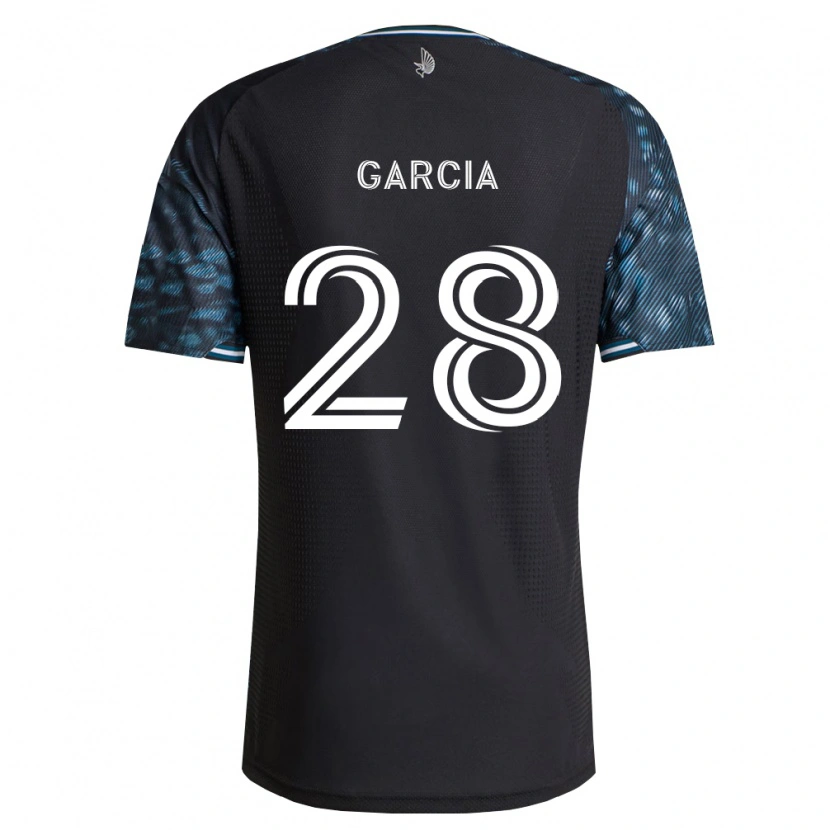 Danxen Homme Maillot Mender García #28 Noir Blanc Tenues Domicile 2026/27 T-Shirt