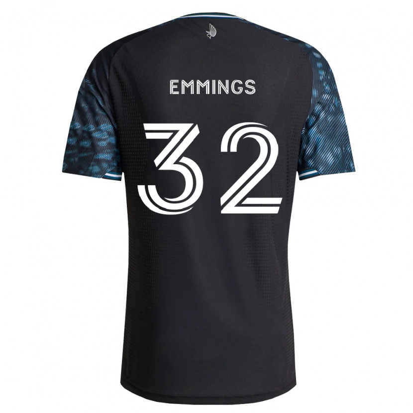 Danxen Homme Maillot Fred Emmings #32 Noir Blanc Tenues Domicile 2026/27 T-Shirt