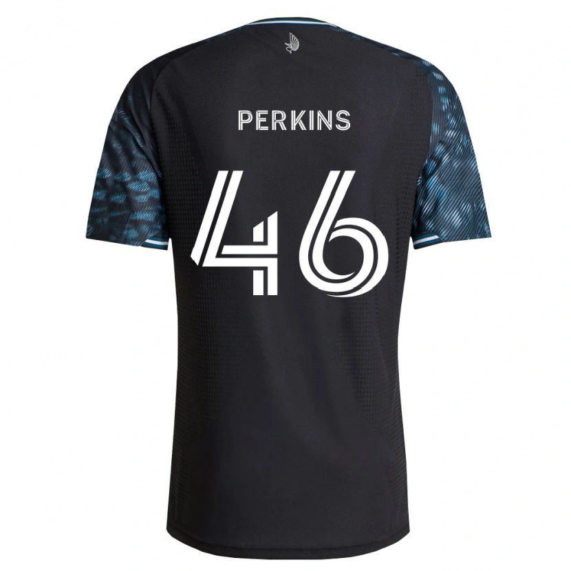 Danxen Homme Maillot Keane Perkins #46 Noir Blanc Tenues Domicile 2026/27 T-Shirt