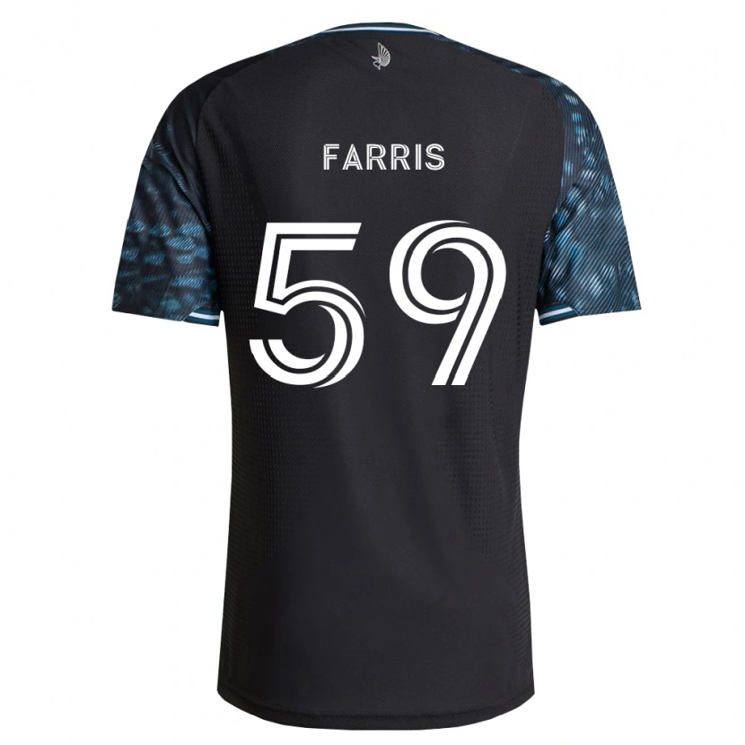 Danxen Homme Maillot John Farris #59 Noir Blanc Tenues Domicile 2026/27 T-Shirt