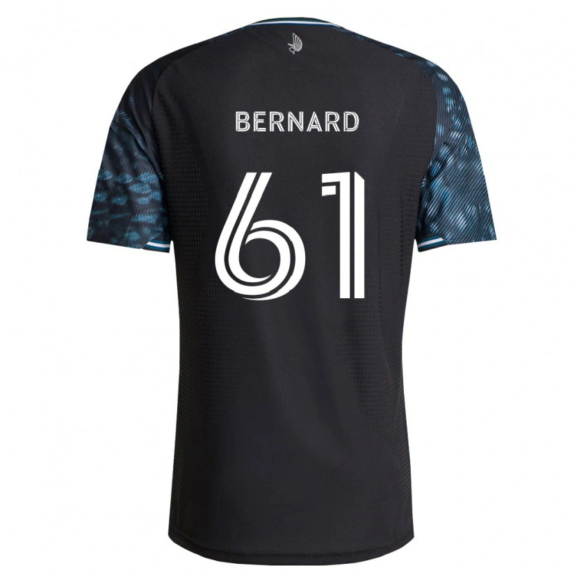 Danxen Homme Maillot Jadan Bernard #61 Noir Blanc Tenues Domicile 2026/27 T-Shirt