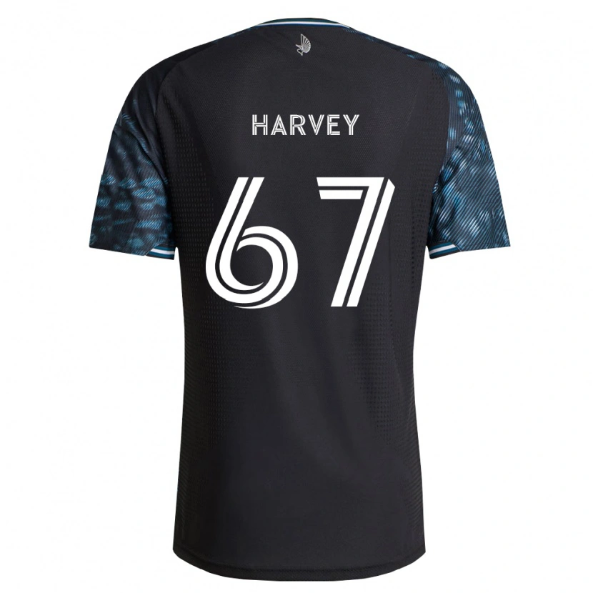 Danxen Homme Maillot Carlos Harvey #67 Noir Blanc Tenues Domicile 2026/27 T-Shirt