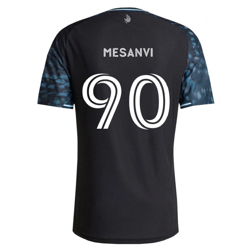 Danxen Homme Maillot Loïc Mesanvi #90 Noir Blanc Tenues Domicile 2026/27 T-Shirt