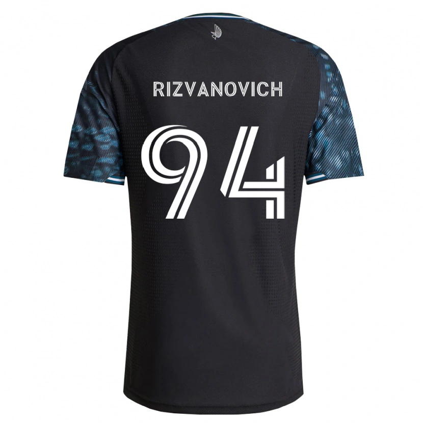 Danxen Homme Maillot Kayne Rizvanovich #94 Noir Blanc Tenues Domicile 2026/27 T-Shirt