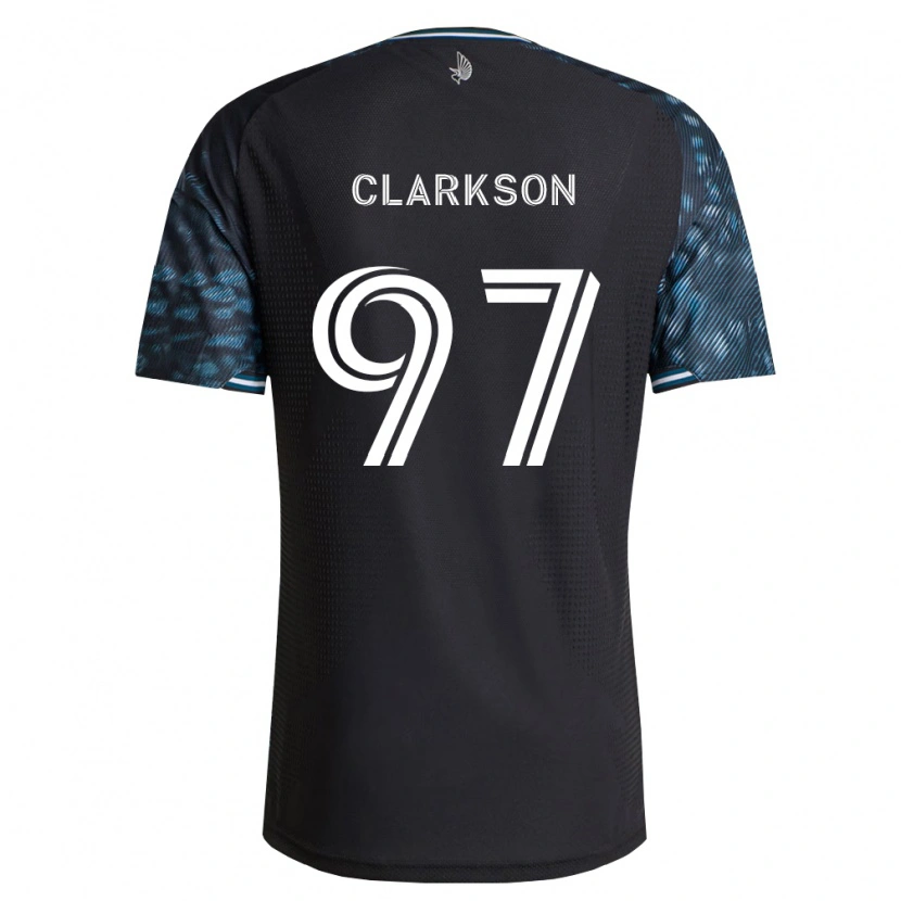 Danxen Homme Maillot Jack Clarkson #97 Noir Blanc Tenues Domicile 2026/27 T-Shirt
