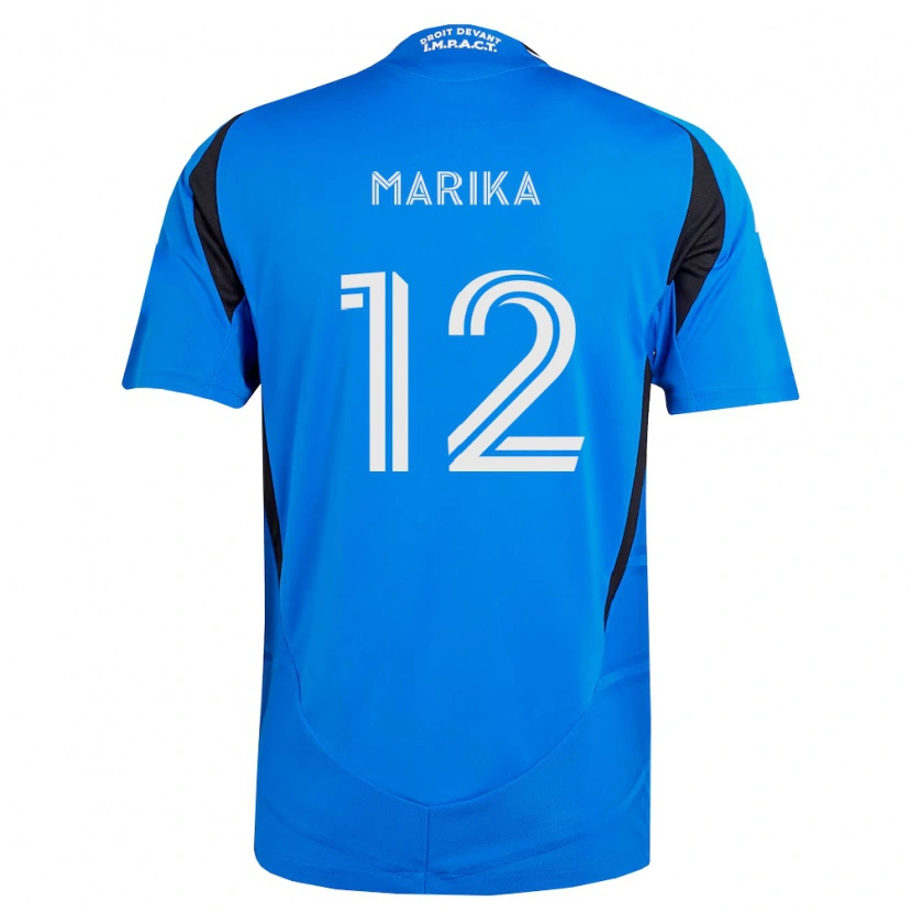 Danxen Homme Maillot Martineau Marika #12 Bleu Blanc Noir Tenues Domicile 2026/27 T-Shirt