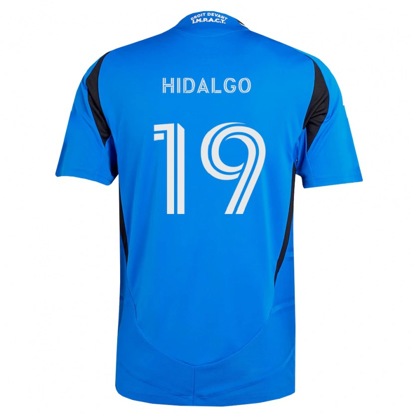 Danxen Homme Maillot Bode Hidalgo #19 Bleu Blanc Noir Tenues Domicile 2026/27 T-Shirt