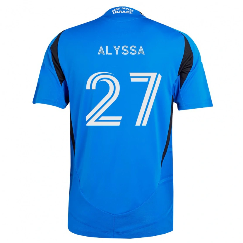 Danxen Homme Maillot Garreaud Alyssa #27 Bleu Blanc Noir Tenues Domicile 2026/27 T-Shirt