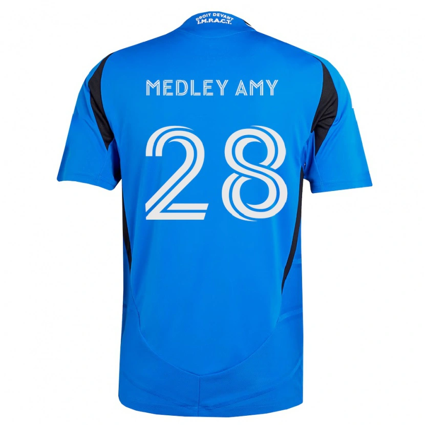 Danxen Homme Maillot Medley Amy #28 Bleu Blanc Noir Tenues Domicile 2026/27 T-Shirt
