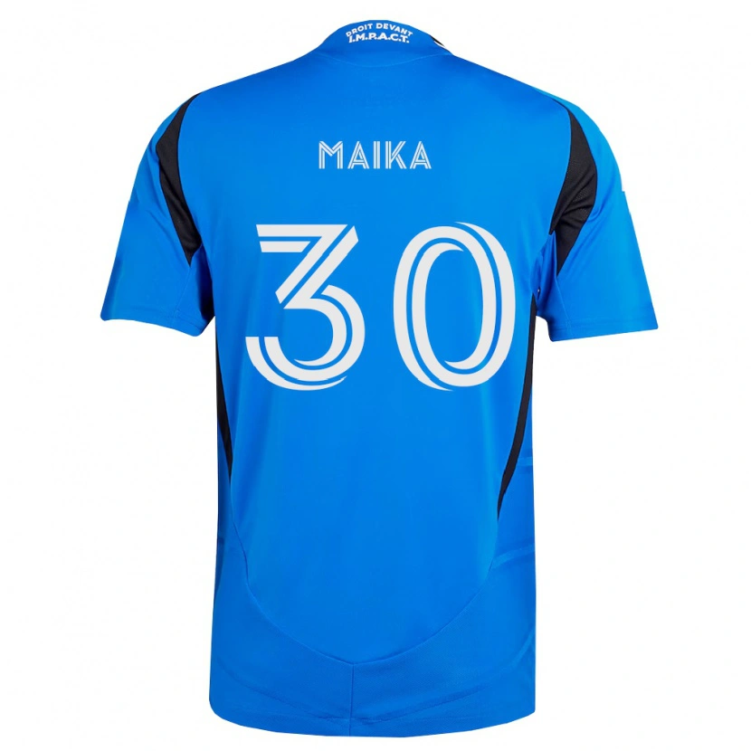 Danxen Homme Maillot Valcourt Maika #30 Bleu Blanc Noir Tenues Domicile 2026/27 T-Shirt