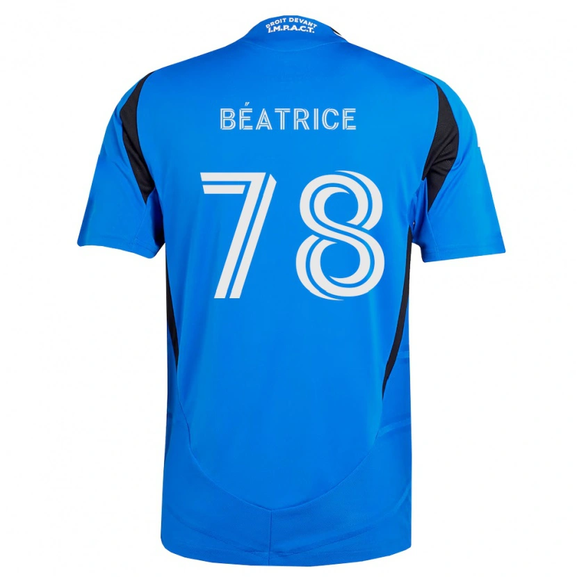 Danxen Homme Maillot Forcier Béatrice #78 Bleu Blanc Noir Tenues Domicile 2026/27 T-Shirt
