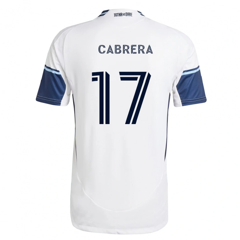 Danxen Homme Maillot Kenji Cabrera #17 Blanc Bleu Royal Tenues Domicile 2026/27 T-Shirt