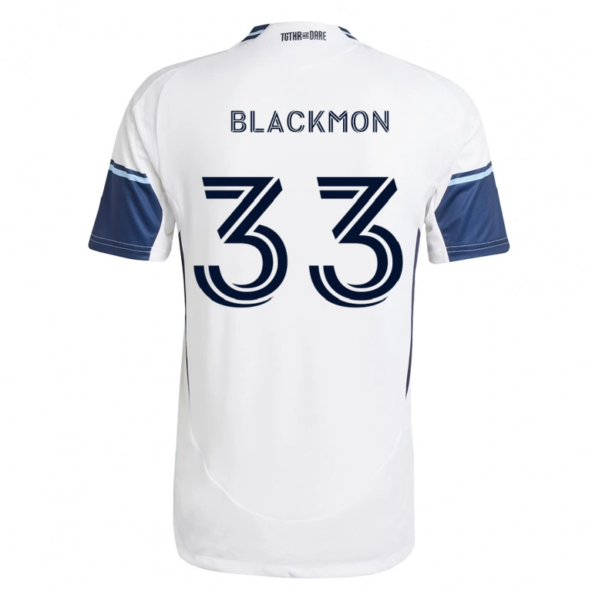 Danxen Homme Maillot Tristan Blackmon #33 Blanc Bleu Royal Tenues Domicile 2026/27 T-Shirt