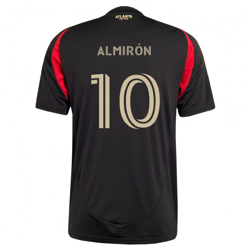 Danxen Homme Maillot Miguel Almirón #10 Noir Rouge Tenues Domicile 2026/27 T-Shirt