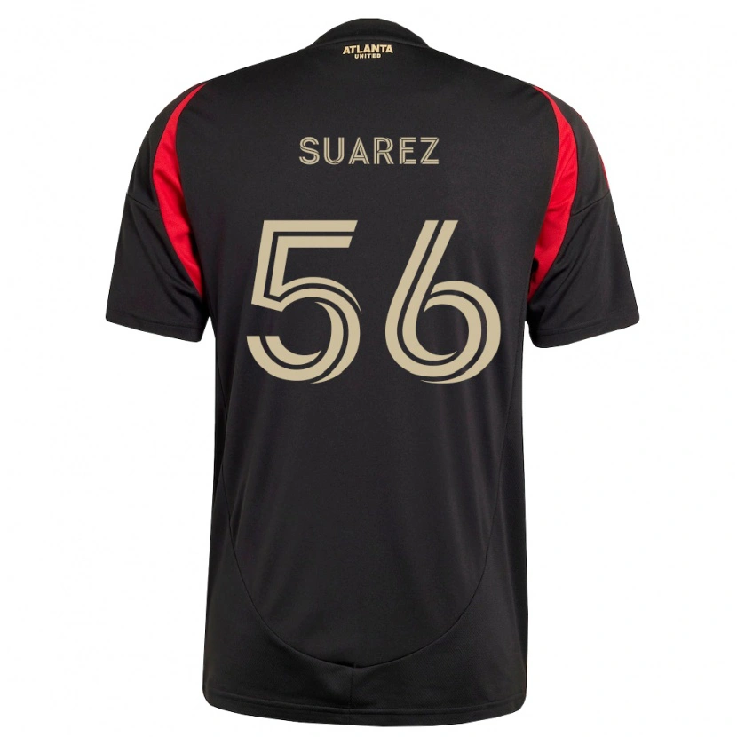 Danxen Homme Maillot Ignacio Suarez #56 Noir Rouge Tenues Domicile 2026/27 T-Shirt