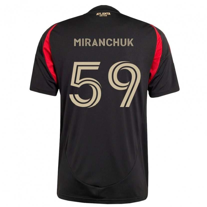 Danxen Homme Maillot Aleksey Miranchuk #59 Noir Rouge Tenues Domicile 2026/27 T-Shirt
